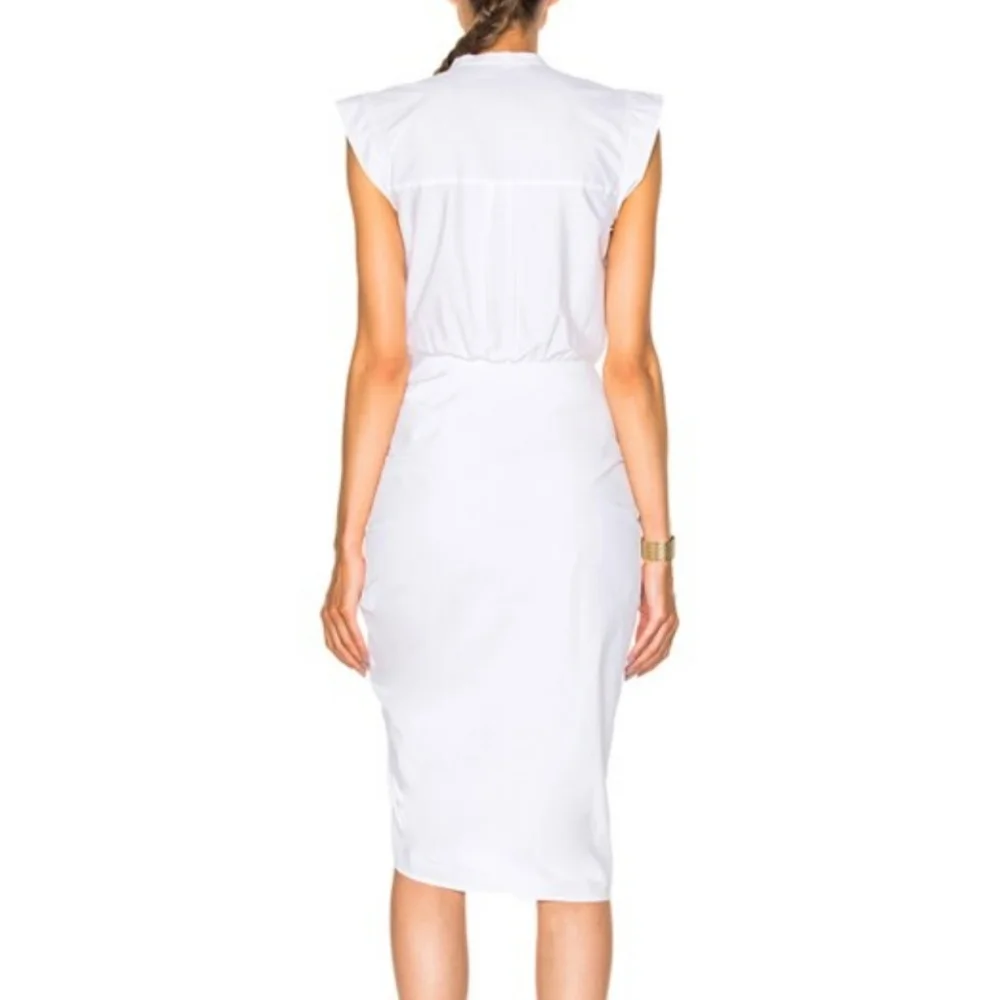 Veronica Beard Ruched Shirtdress - Picture 2 of 16